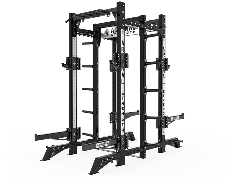 Alpha 7 Double Half Rack with Powerslide Arsenal Strength Equipment